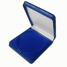Коробочка для медалі 70 мм синя
